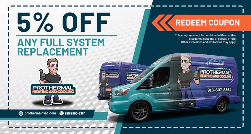 5% Off Any Full System Replacement